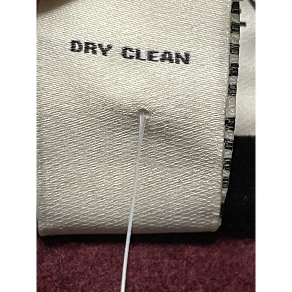 Vine & Valley Coat Womens Small Wine Red Double Breasted Peacoat Long Jacket New - Picture 7 of 10